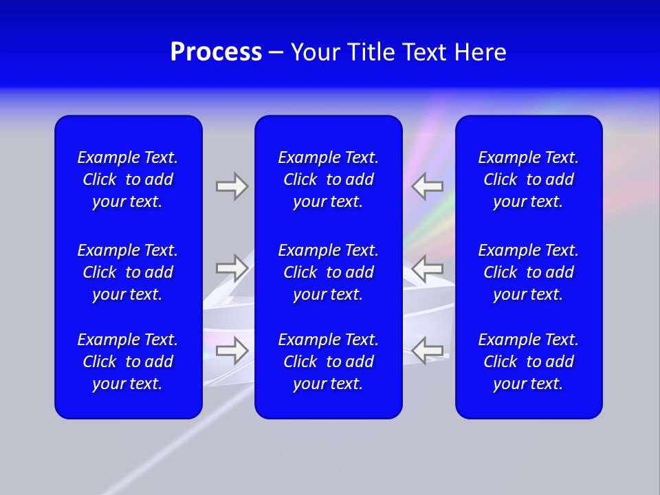 Prism With Light Shining Through PowerPoint Template