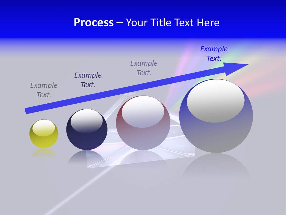 Prism With Light Shining Through PowerPoint Template