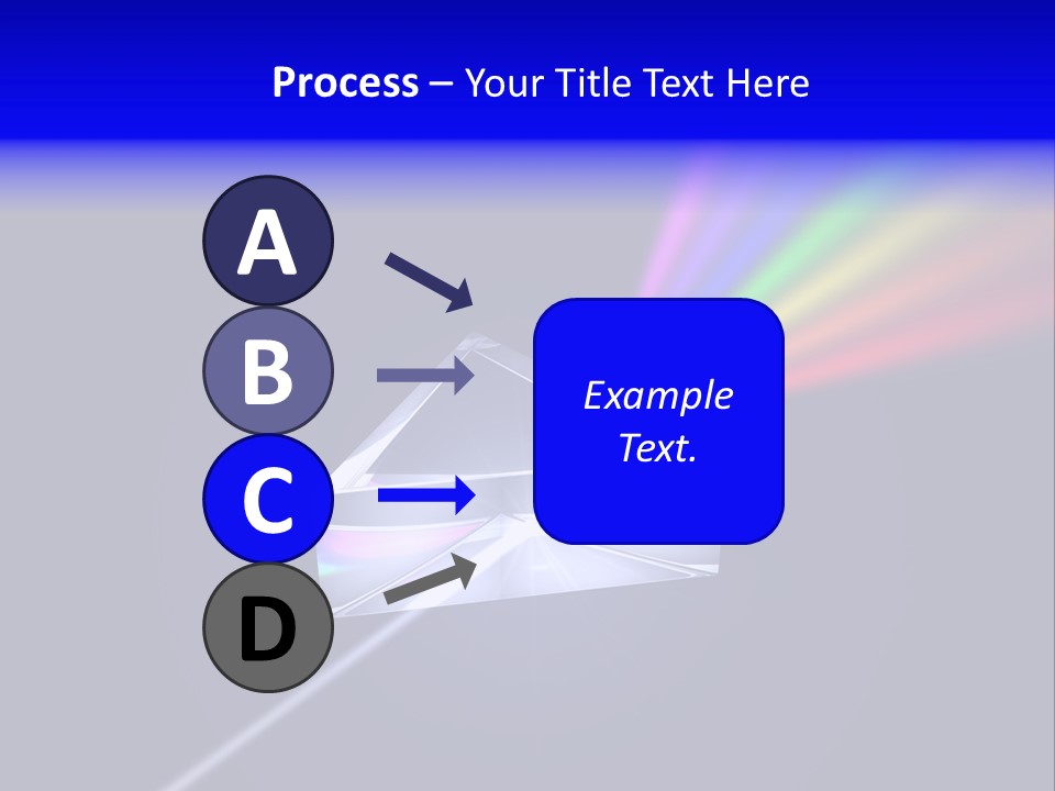 Prism With Light Shining Through PowerPoint Template
