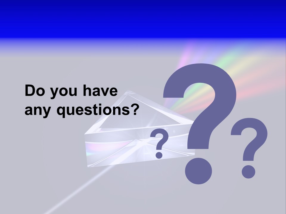 Prism With Light Shining Through PowerPoint Template