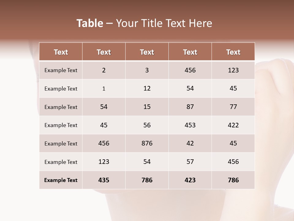 Pretty Woman Applying Make Up. Visit My Portfolio, Please. Welcome!!! PowerPoint Template