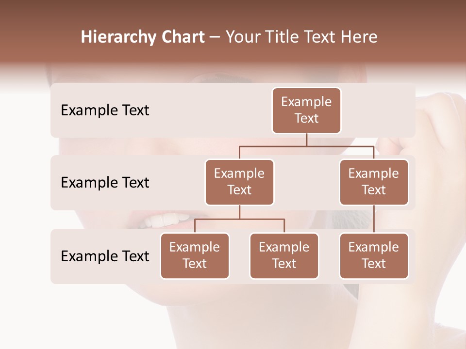 Pretty Woman Applying Make Up. Visit My Portfolio, Please. Welcome!!! PowerPoint Template