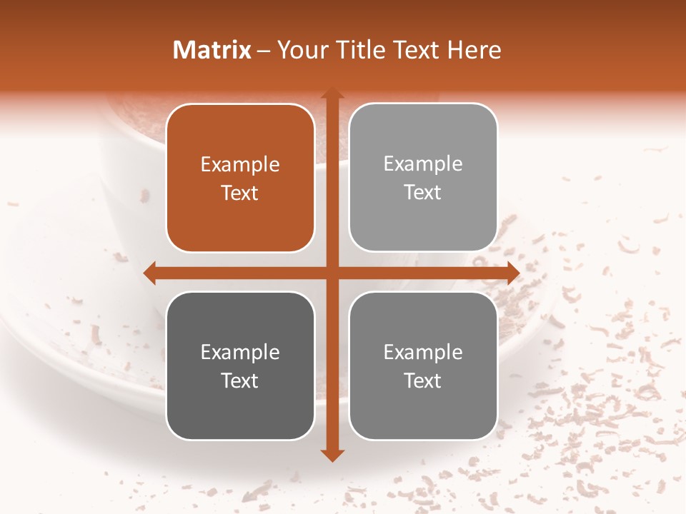 Hallway With A View To A Board Room PowerPoint Template
