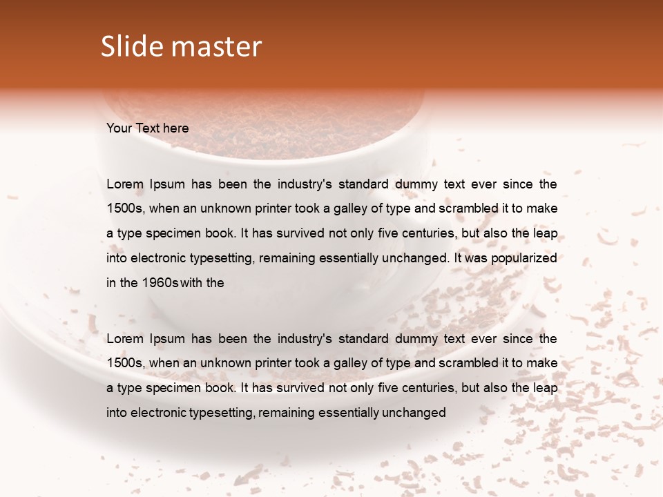 Hallway With A View To A Board Room PowerPoint Template