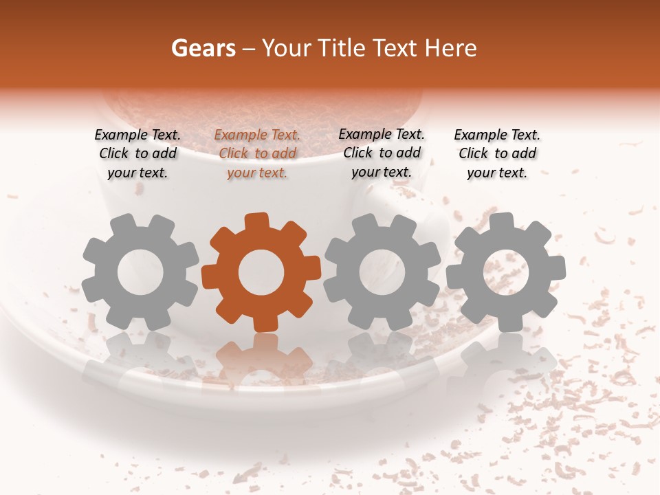 Hallway With A View To A Board Room PowerPoint Template