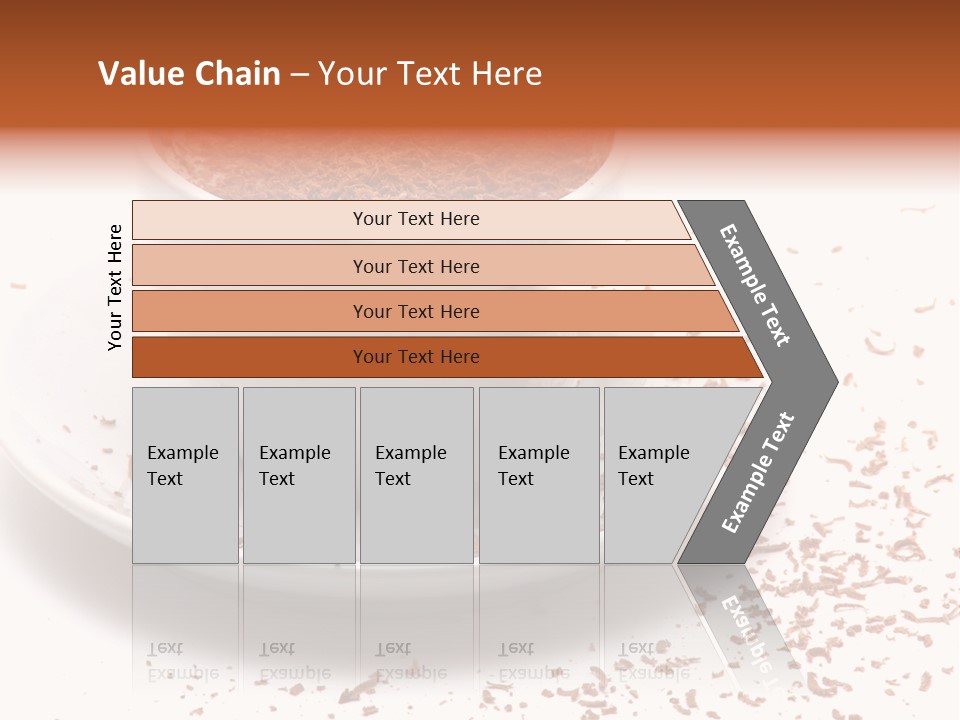 Hallway With A View To A Board Room PowerPoint Template
