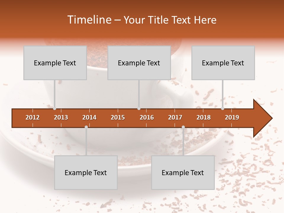 Hallway With A View To A Board Room PowerPoint Template