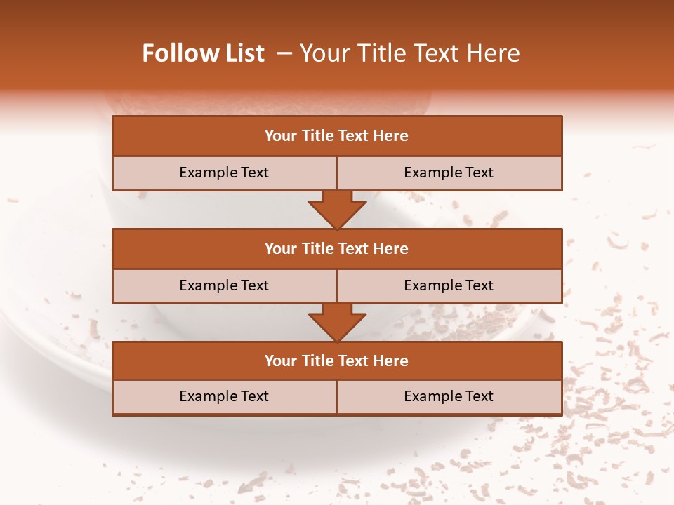 Hallway With A View To A Board Room PowerPoint Template