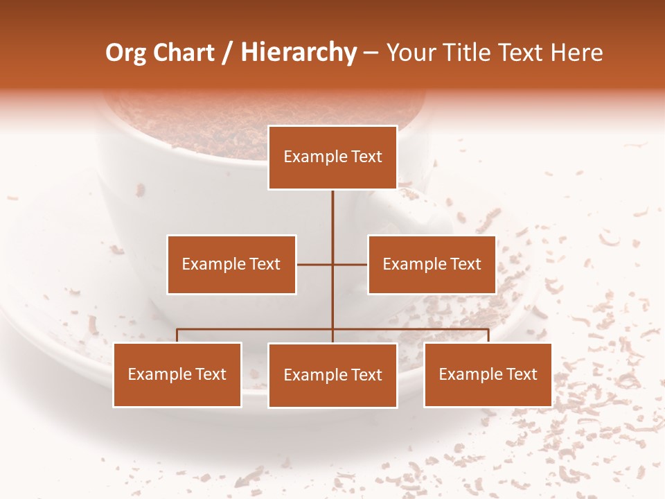 Hallway With A View To A Board Room PowerPoint Template