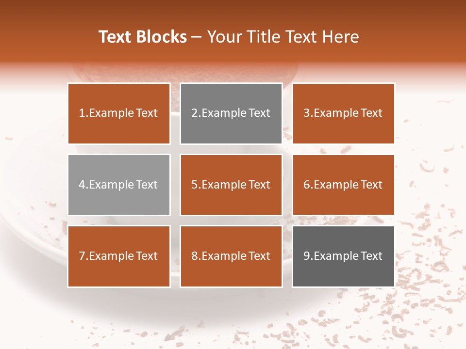 Hallway With A View To A Board Room PowerPoint Template
