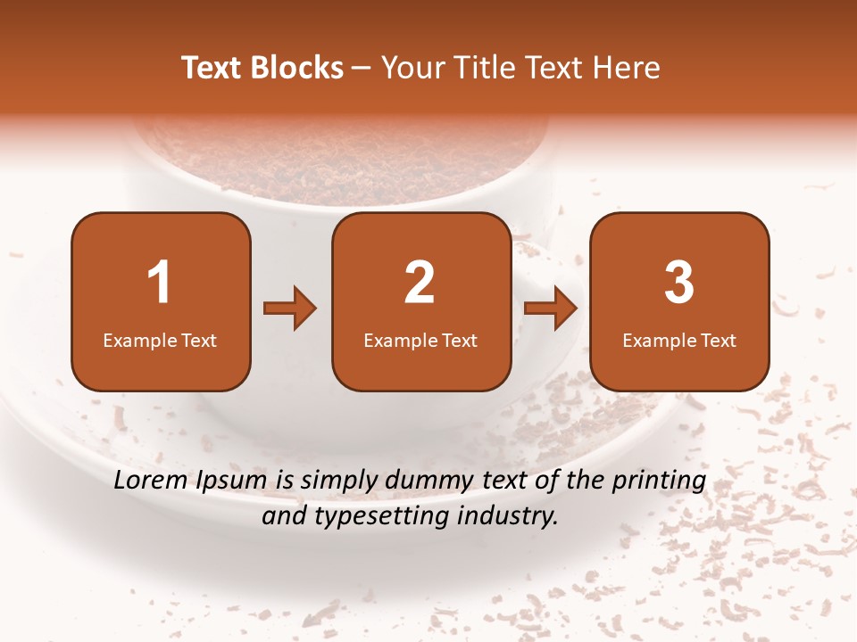 Hallway With A View To A Board Room PowerPoint Template