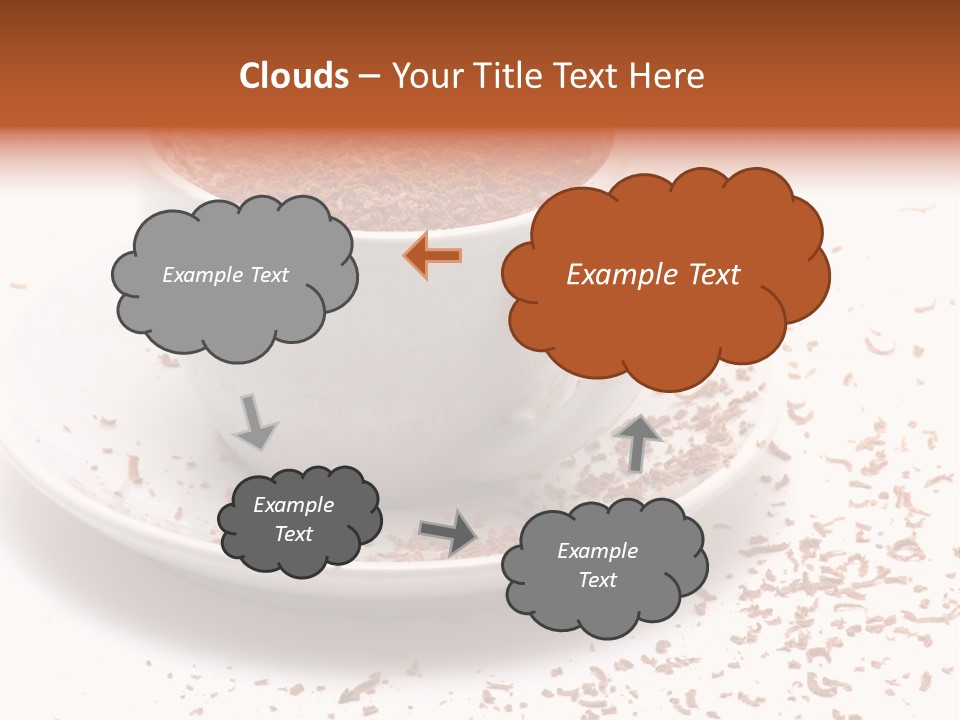 Hallway With A View To A Board Room PowerPoint Template