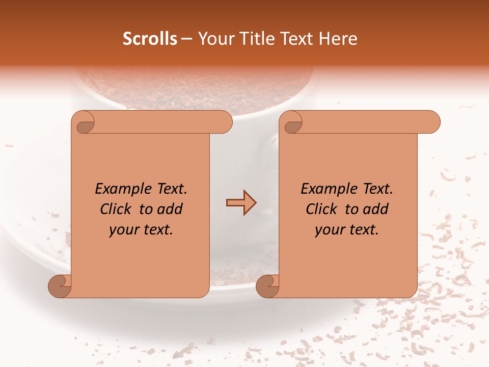 Hallway With A View To A Board Room PowerPoint Template