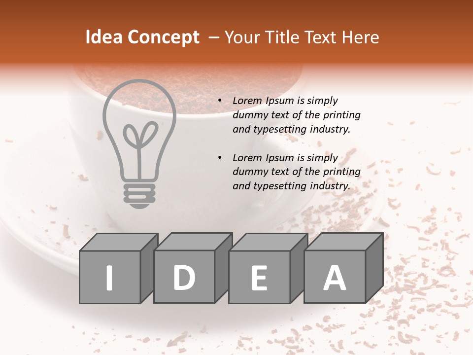 Hallway With A View To A Board Room PowerPoint Template