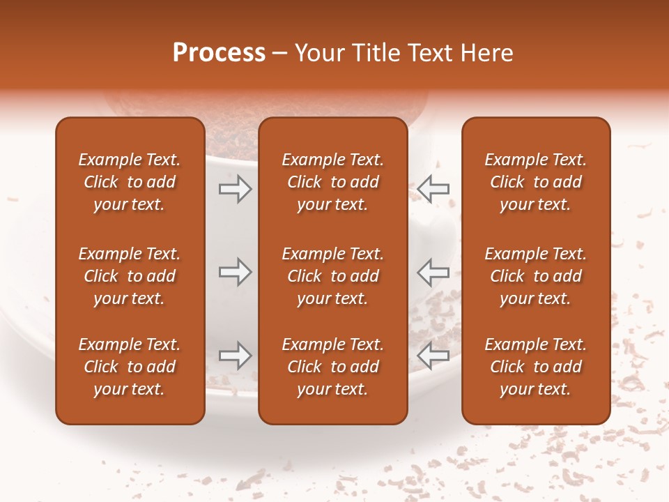 Hallway With A View To A Board Room PowerPoint Template
