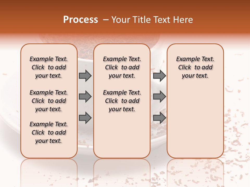 Hallway With A View To A Board Room PowerPoint Template