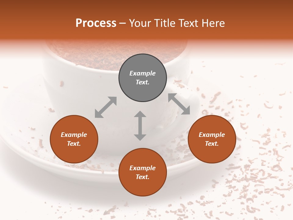 Hallway With A View To A Board Room PowerPoint Template