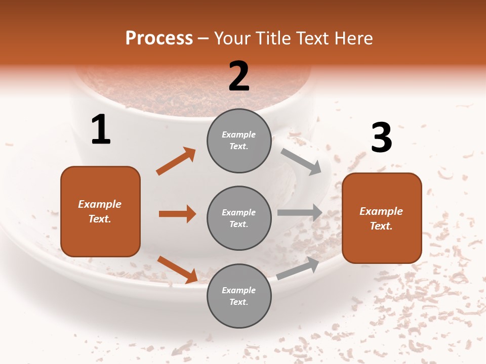 Hallway With A View To A Board Room PowerPoint Template