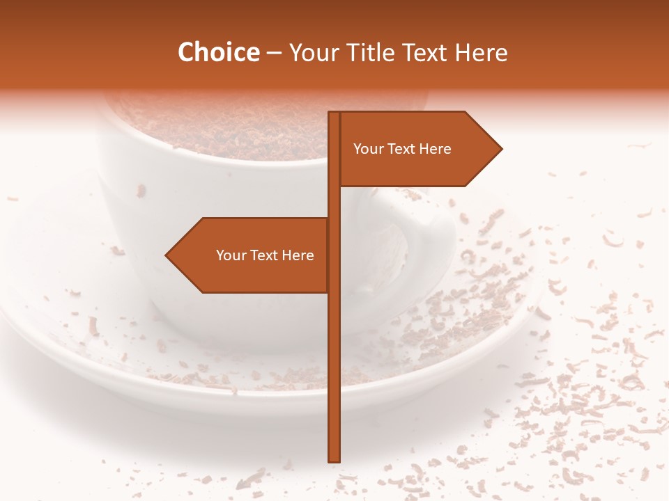 Hallway With A View To A Board Room PowerPoint Template