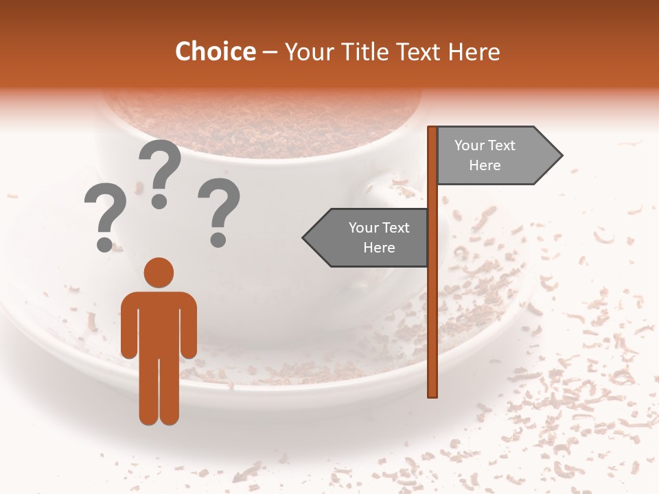 Hallway With A View To A Board Room PowerPoint Template