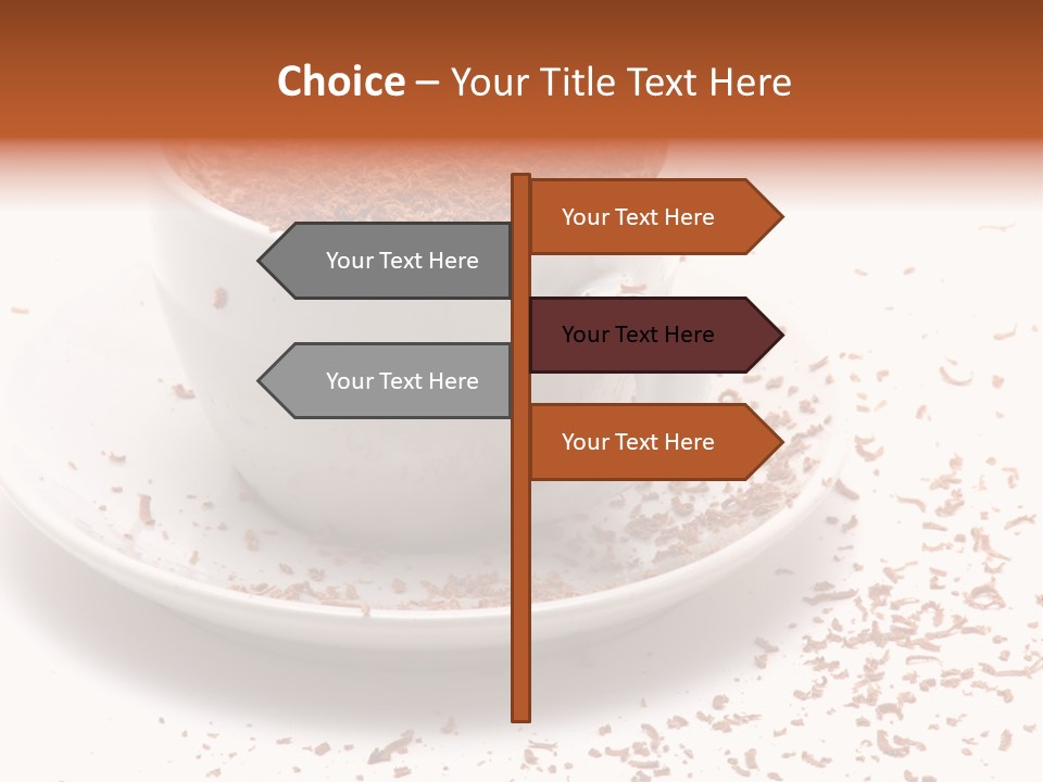 Hallway With A View To A Board Room PowerPoint Template