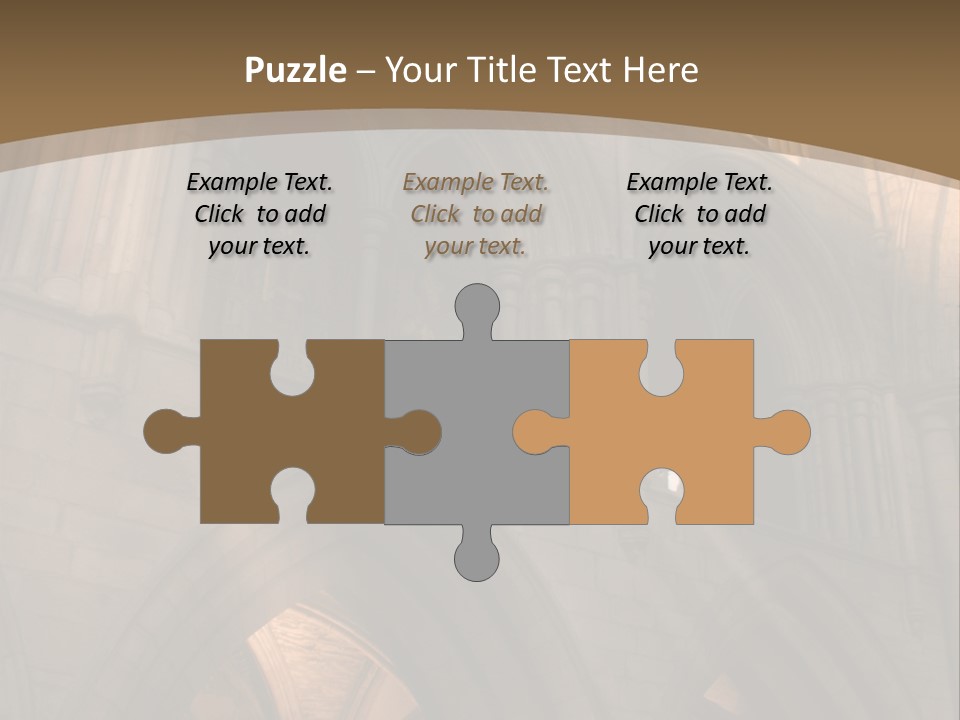 Abbey Beam Light PowerPoint Template