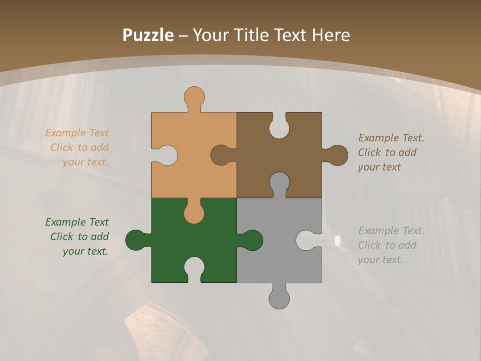 Abbey Beam Light PowerPoint Template