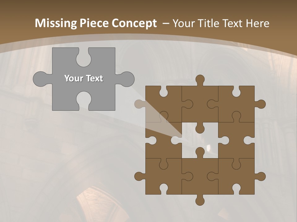 Abbey Beam Light PowerPoint Template