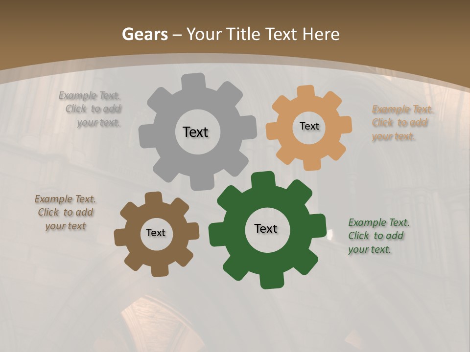 Abbey Beam Light PowerPoint Template