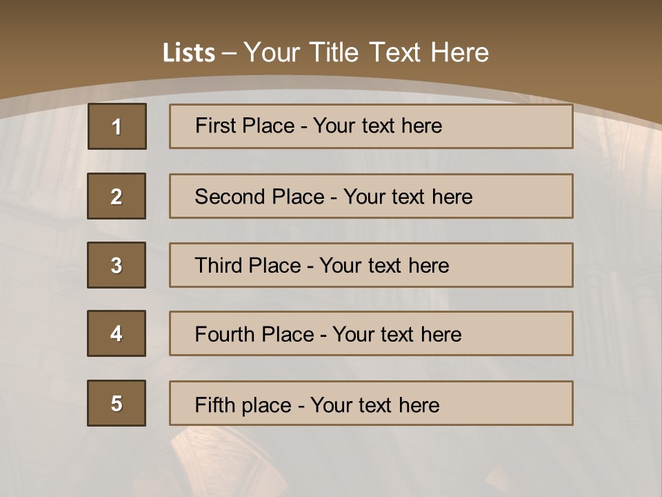 Abbey Beam Light PowerPoint Template