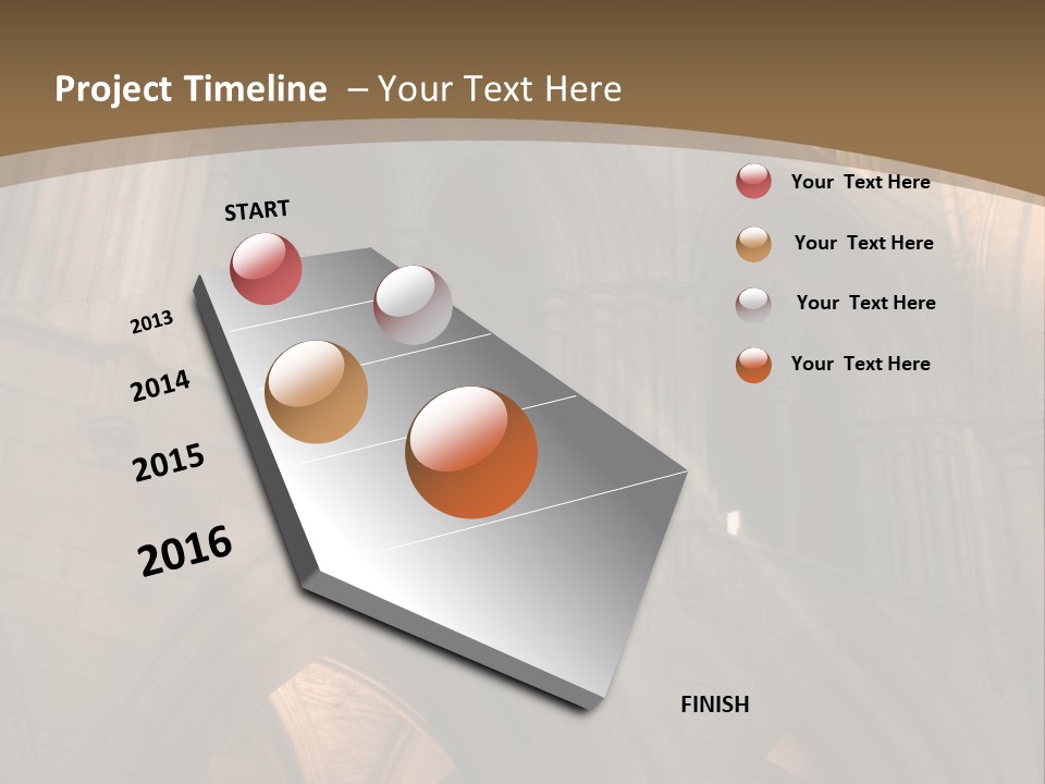 Abbey Beam Light PowerPoint Template