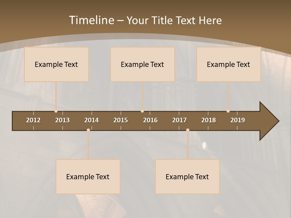 Abbey Beam Light PowerPoint Template