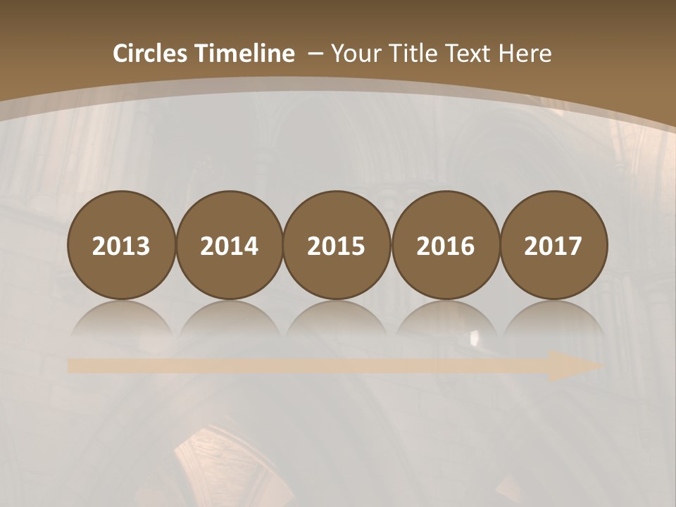 Abbey Beam Light PowerPoint Template