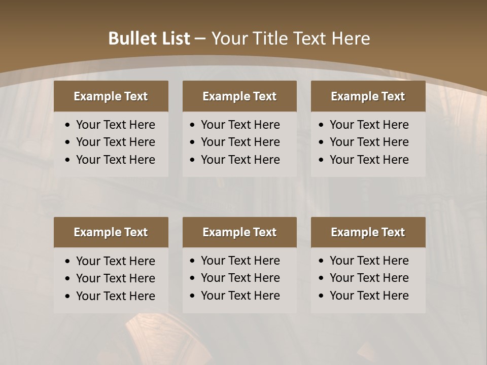 Abbey Beam Light PowerPoint Template