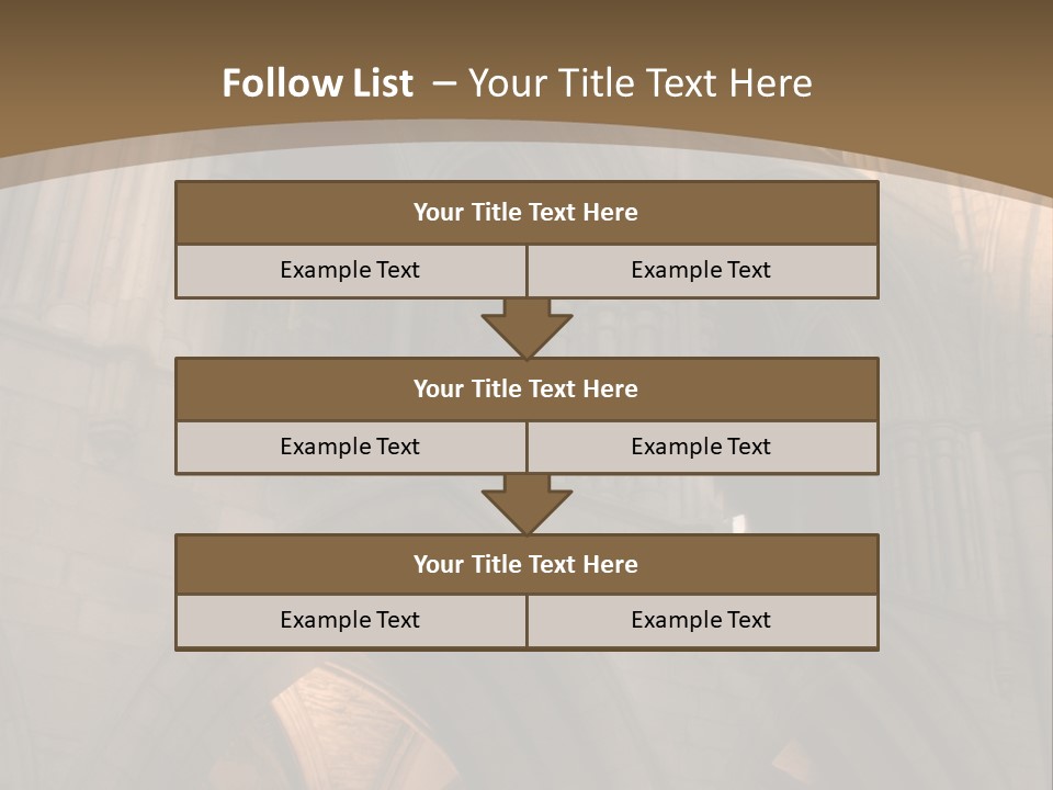 Abbey Beam Light PowerPoint Template