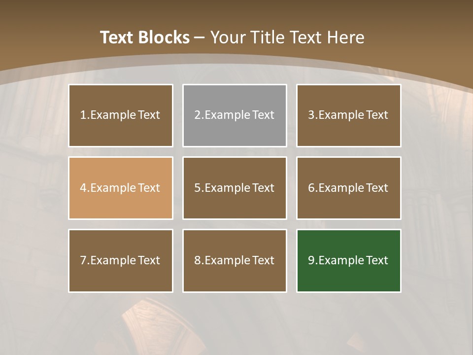 Abbey Beam Light PowerPoint Template