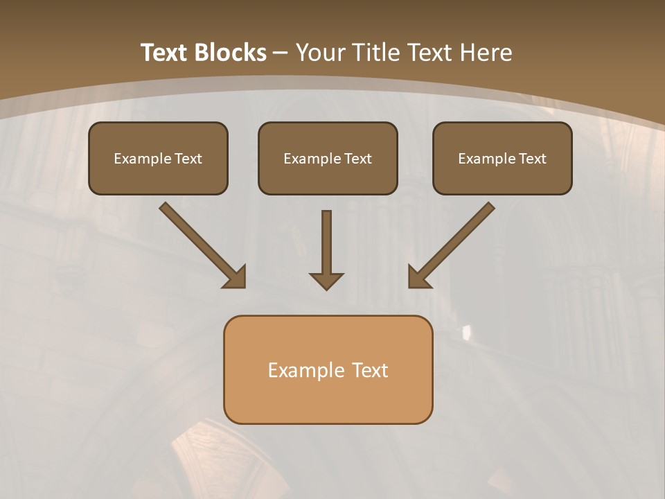 Abbey Beam Light PowerPoint Template