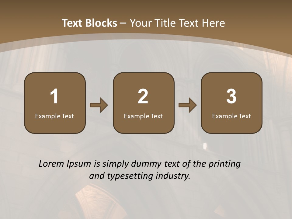 Abbey Beam Light PowerPoint Template