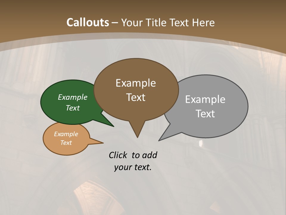 Abbey Beam Light PowerPoint Template