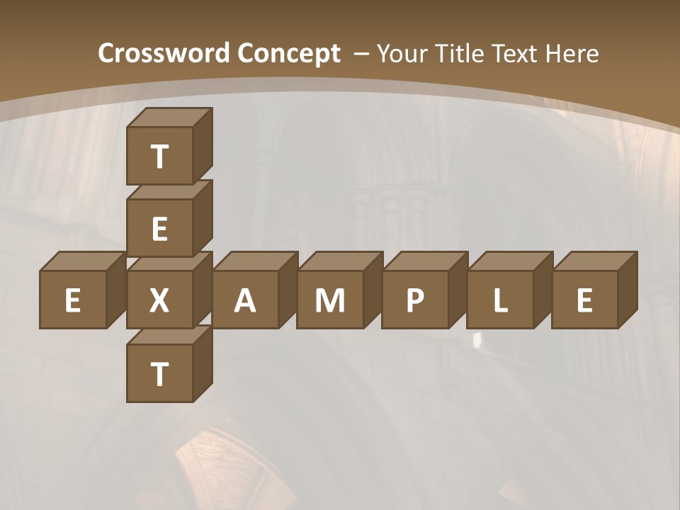 Abbey Beam Light PowerPoint Template