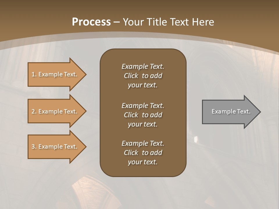 Abbey Beam Light PowerPoint Template