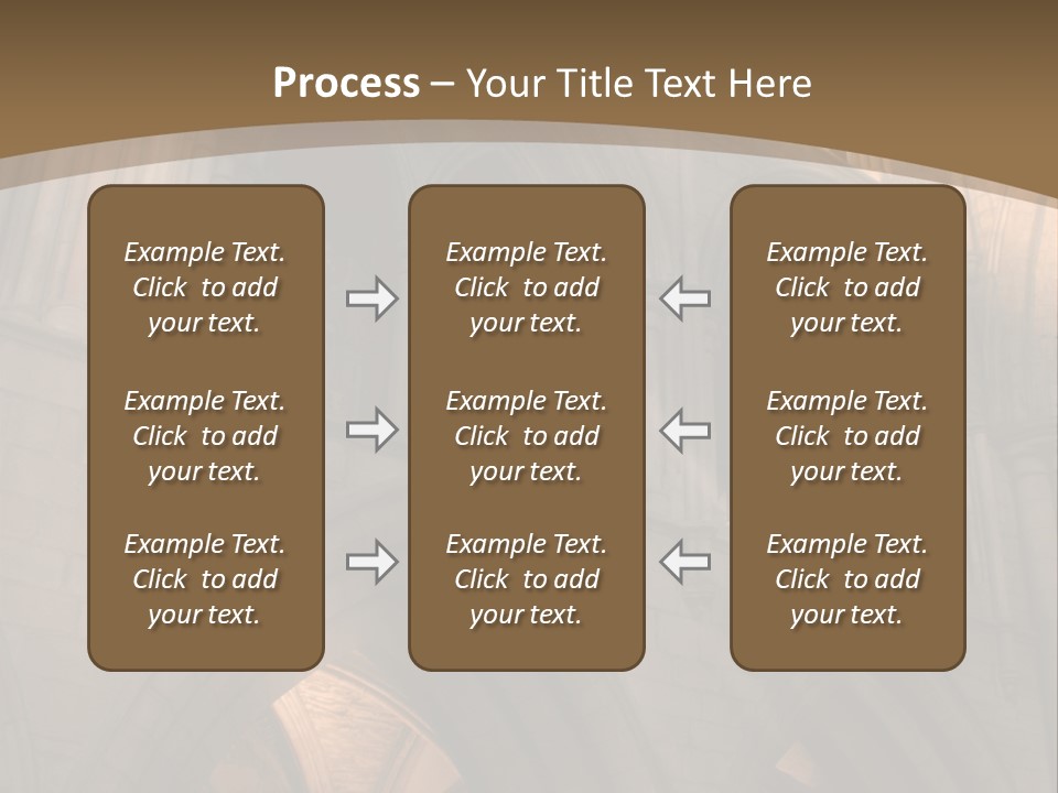 Abbey Beam Light PowerPoint Template