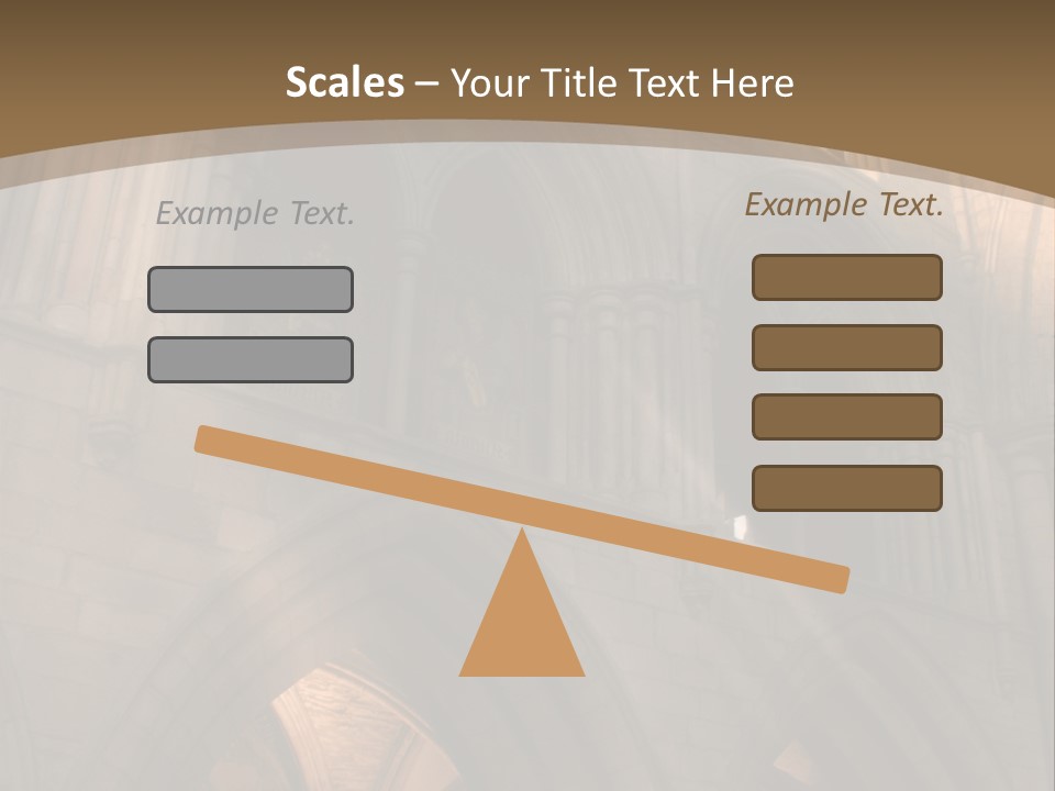 Abbey Beam Light PowerPoint Template
