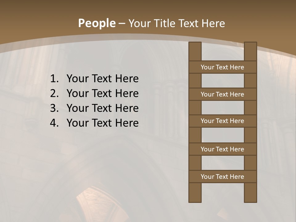 Abbey Beam Light PowerPoint Template