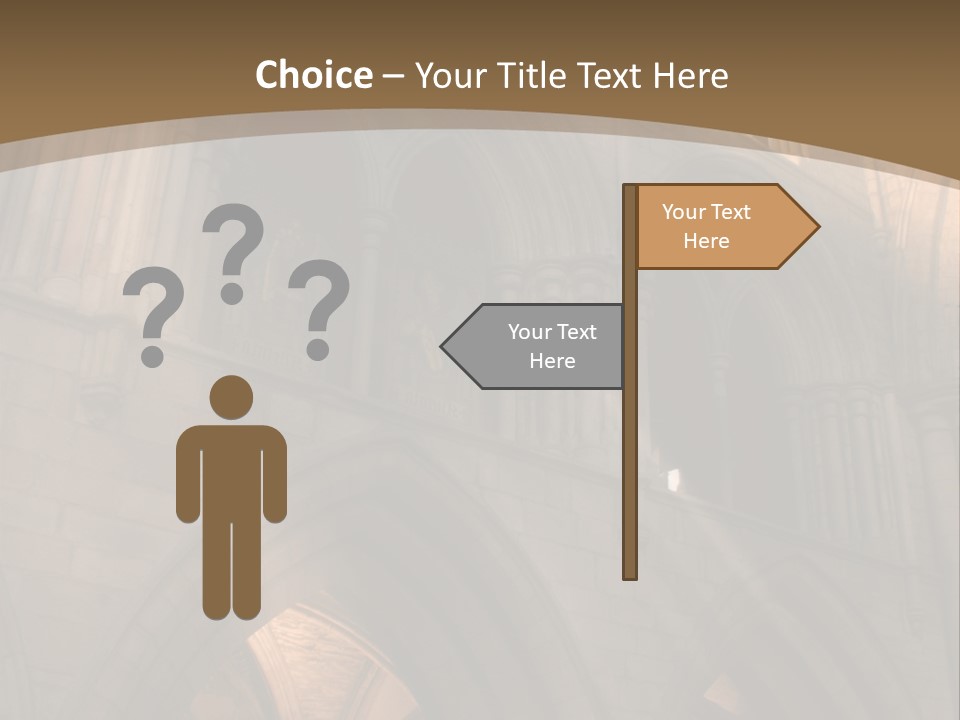 Abbey Beam Light PowerPoint Template