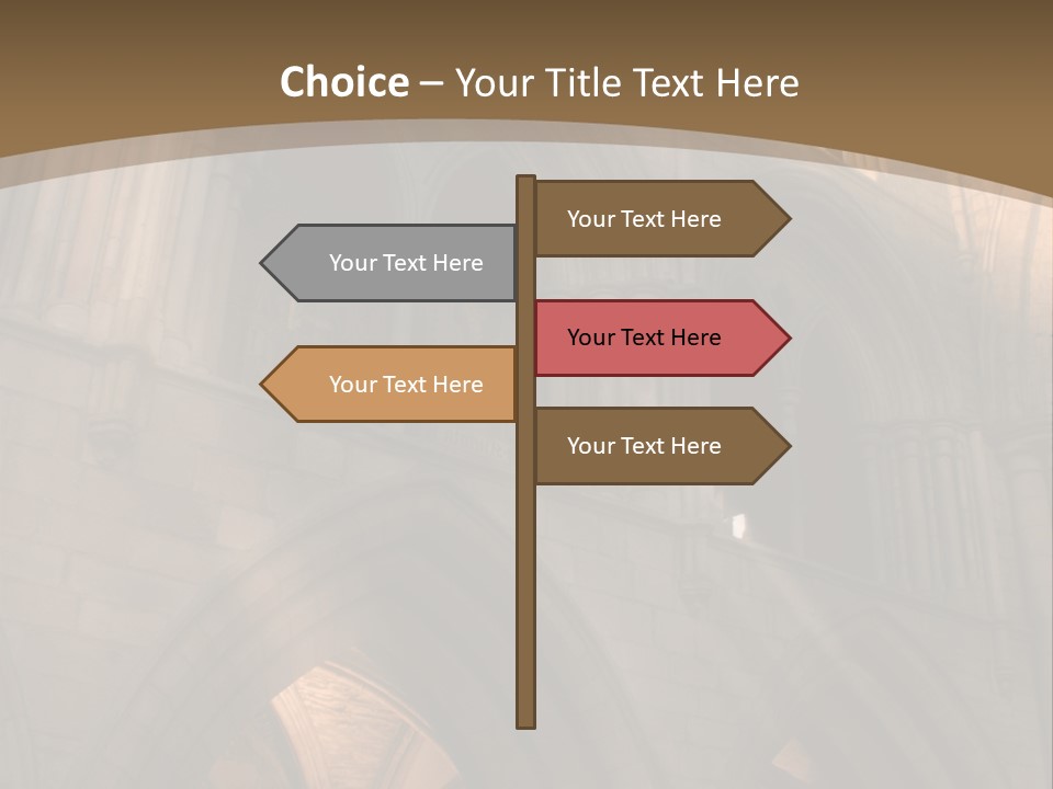 Abbey Beam Light PowerPoint Template