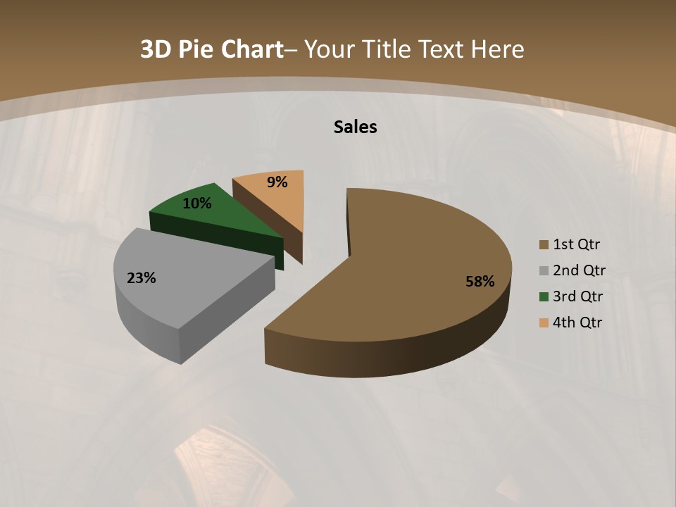Abbey Beam Light PowerPoint Template