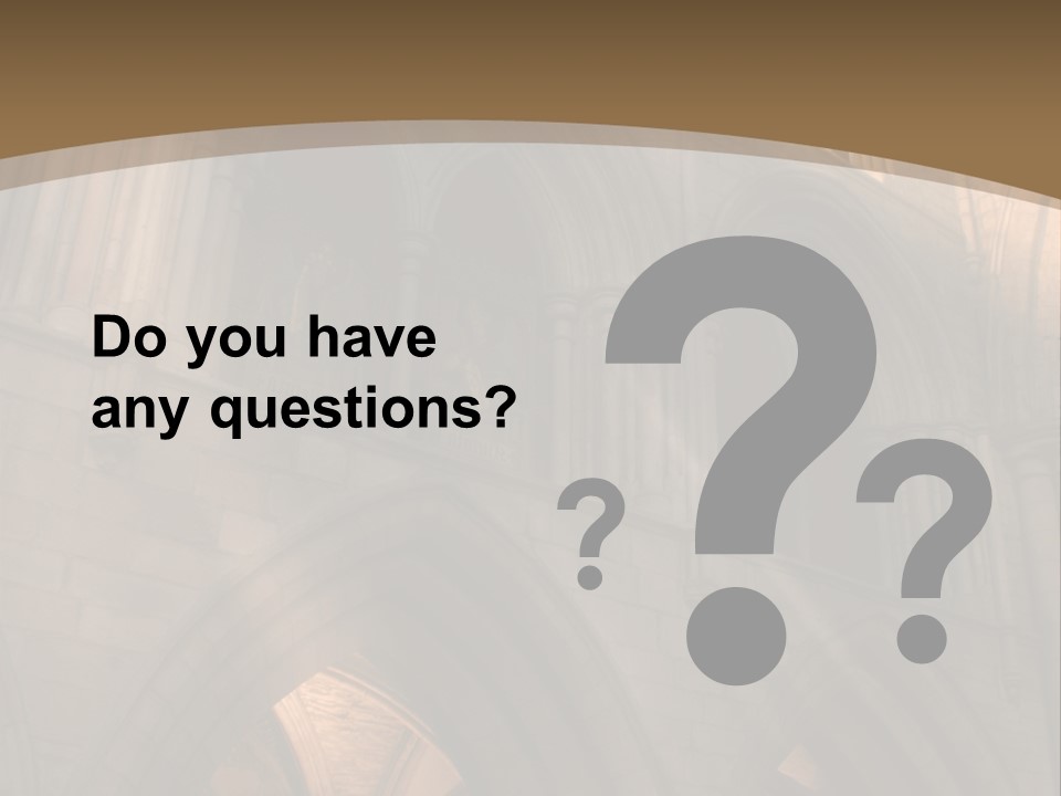 Abbey Beam Light PowerPoint Template