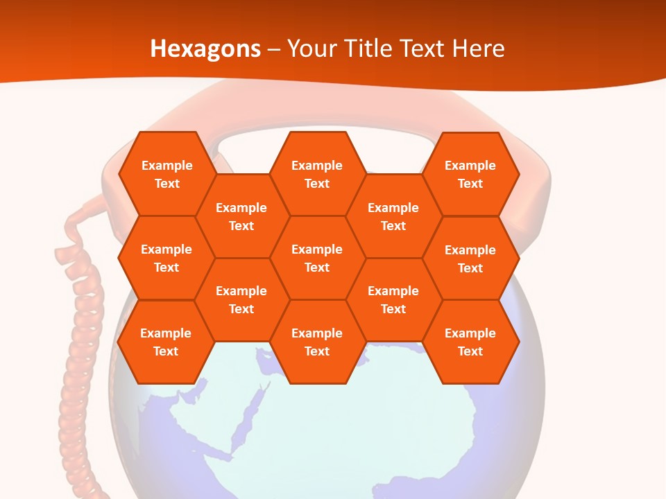 Phone Over The Globe PowerPoint Template