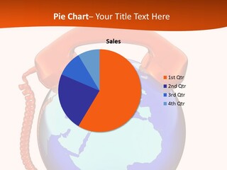 Phone Over The Globe PowerPoint Template